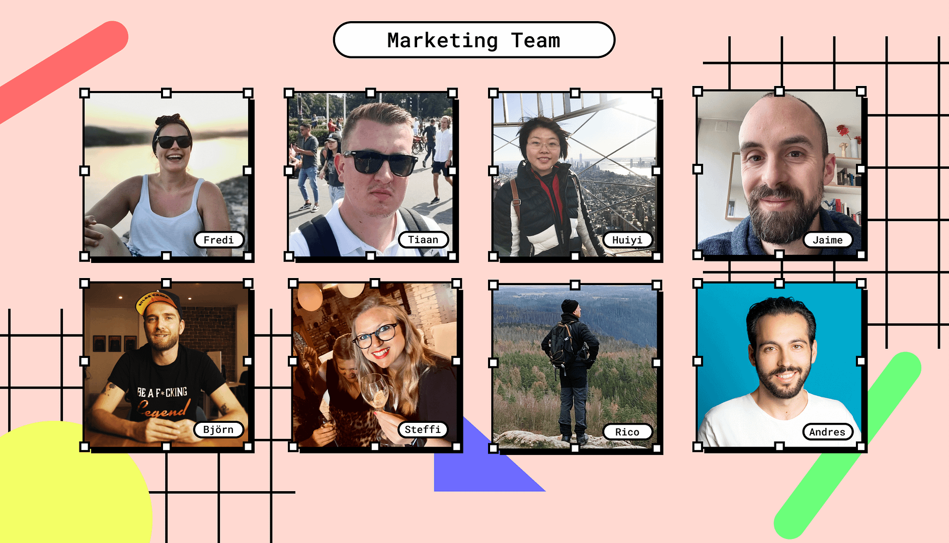 The resolution marketing team