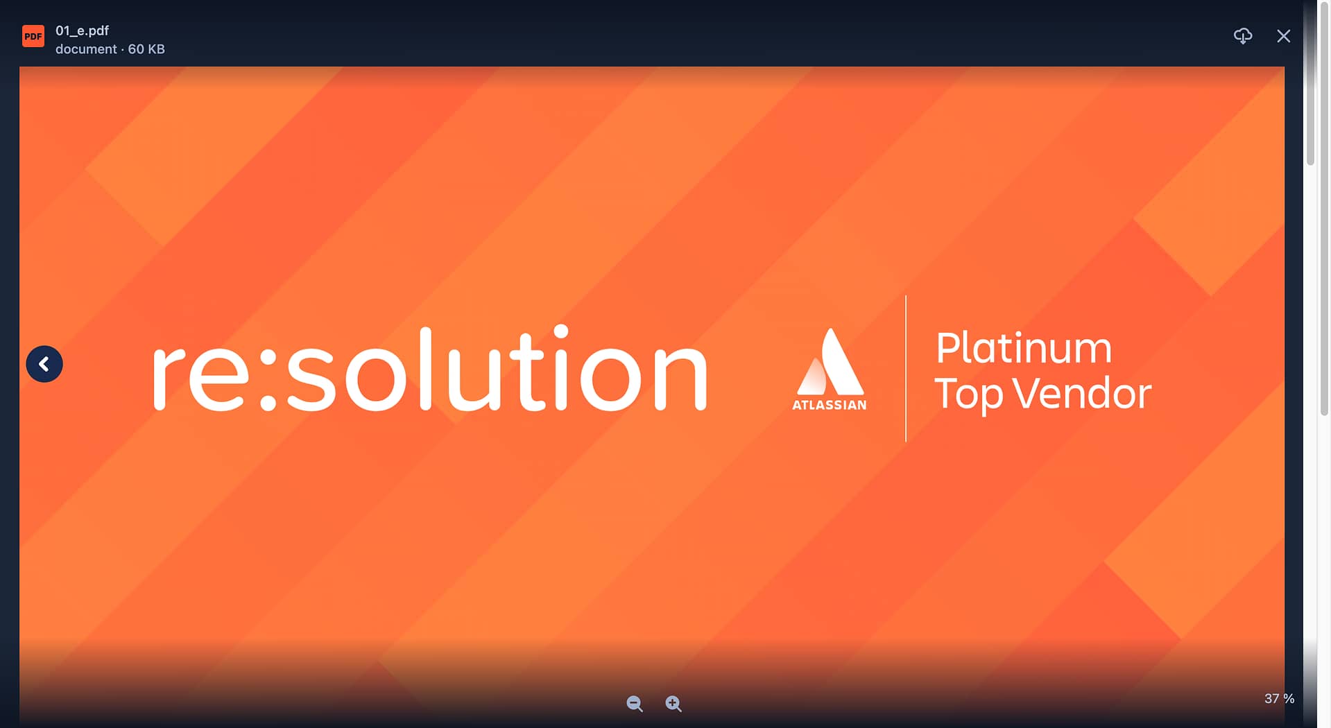 resolution embed pdf in Confluence