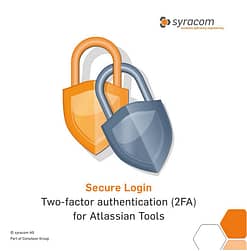 Syracom's line of 2FA products for Atlassian apps