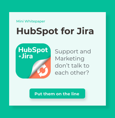 HubSpot for Jira Banner