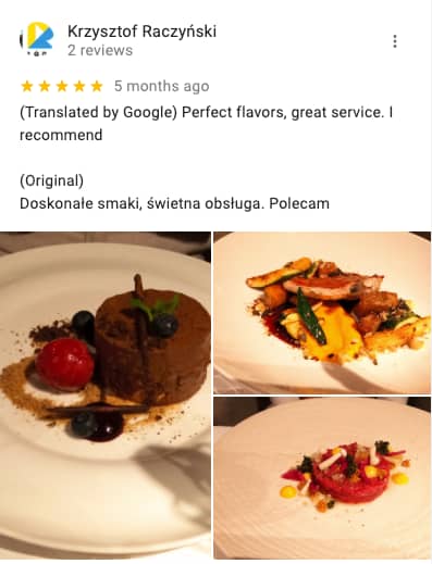 google review google translate