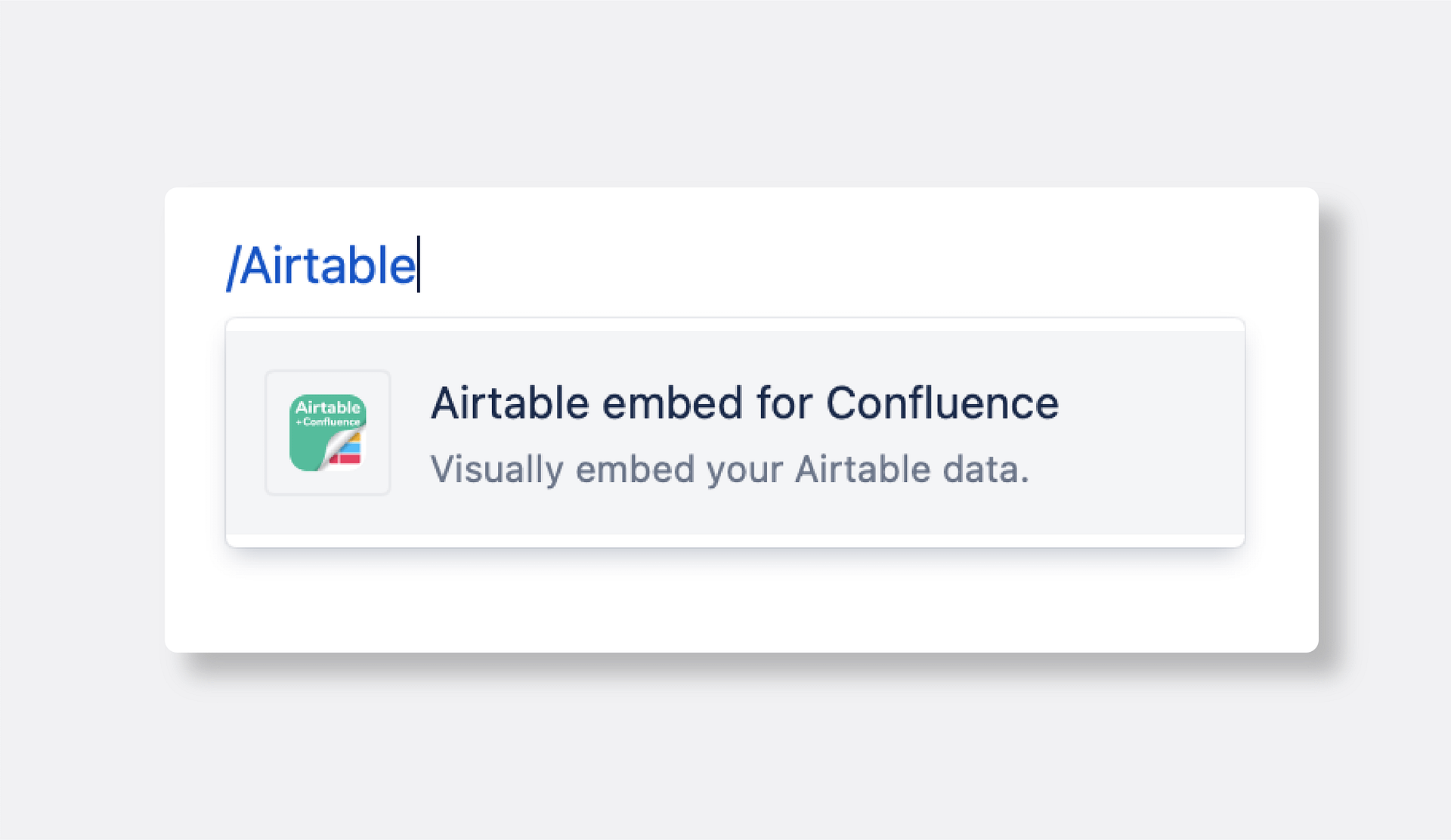 Embed Airtable