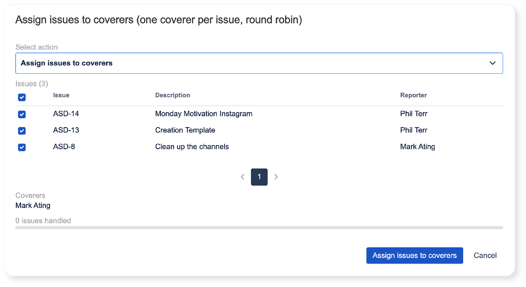 Assignment of existing Jira issues to an additional owner